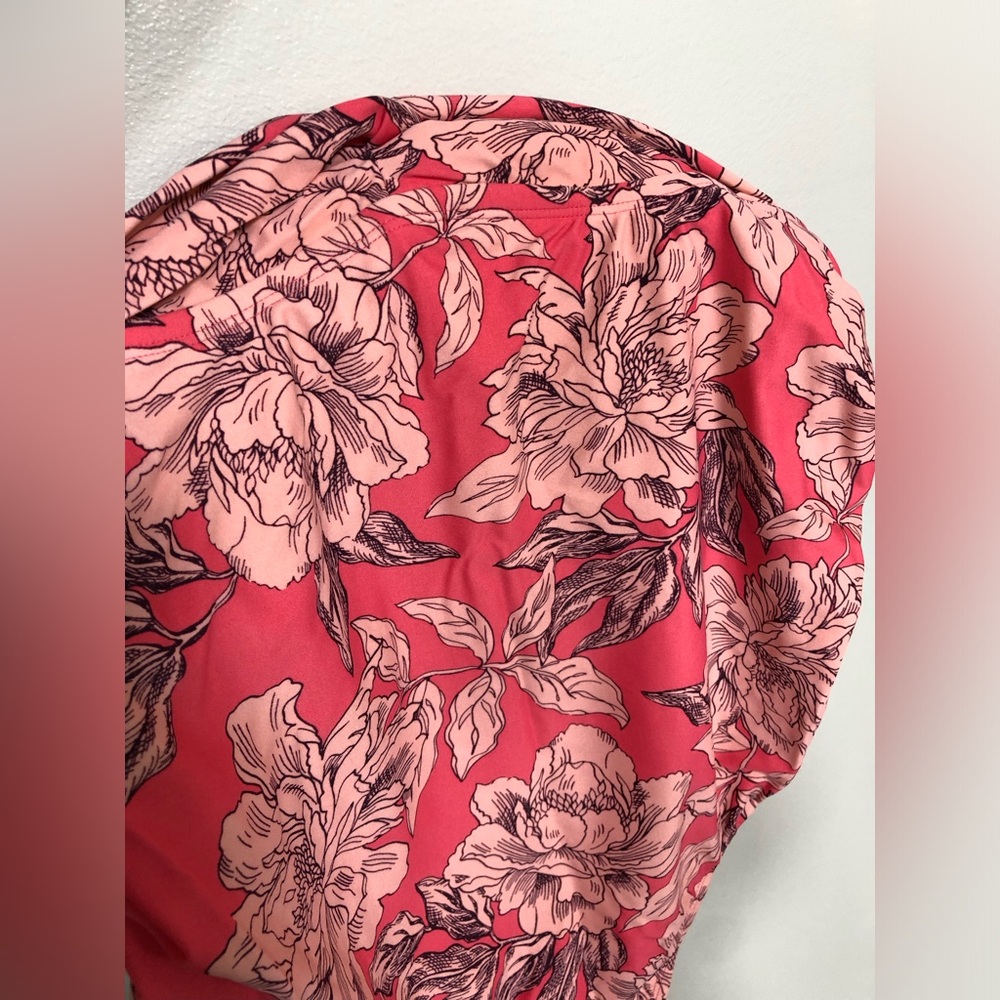 Isabel Maternity Women’s L Pink Floral Halter One-Piece Swim Bathing Suit - EUC! - Picture 12 of 12